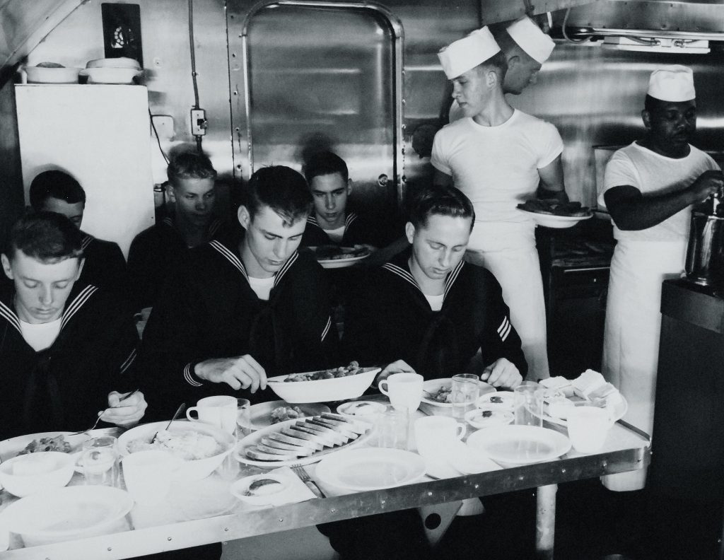 Meal On A United States Navy Ship.